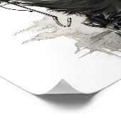 詳細素晴らしなラルフ・ステッドマン・ホワイト・チワハ ポスター (角)