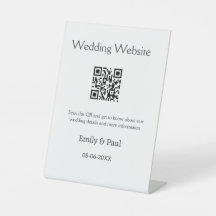 詳細結婚のWebサイトはQRをスキャンするカップル名