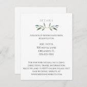 詳細結婚カード ノートカード (正面/裏面)