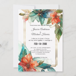 詳細結婚ズハイビスカスセレナーデパラダイス 招待状