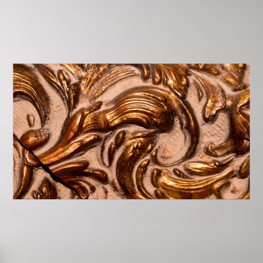 詳細装飾用写真フレーム、ブロンズ色。 ポスター (正面)