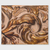 詳細装飾用写真フレーム、ブロンズ色。  ラッピングペーパー (フラット)