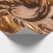 詳細装飾用写真フレーム、ブロンズ色。  ラッピングペーパー (角)