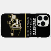 詳細金ゴールドセミトラックスケッチ Case-Mate iPhoneケース (裏面 (横))