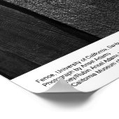 詳細・オブ・フェンス、カリフォルニア州サンタクルーズ， 1963 ポスター (角)