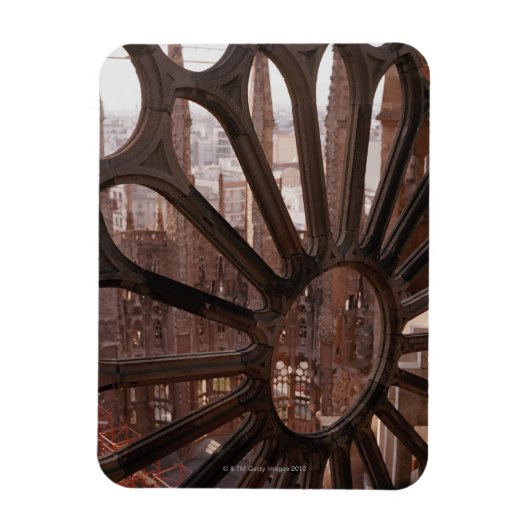 詳細・オブ・ラ・サグラダ・ファミリア,バルセロナ,スペイン マグネット (縦)