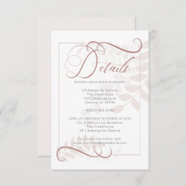 詳細 | モカお洒落淡い色のス離れスパイスアクセント 招待状