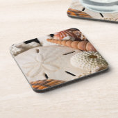 詳細，世界中の貝の殻 コースター (左側)