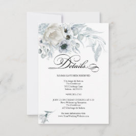 詳細 | Pastelほこりっぽい青い花 招待状