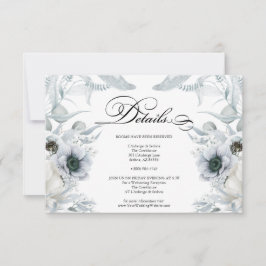 詳細 | Pastelほこりっぽい青い花 招待状