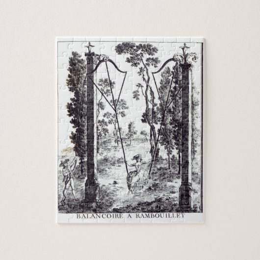 「詳細desからのランブイエの庭の振動、 ジグソーパズル (縦)