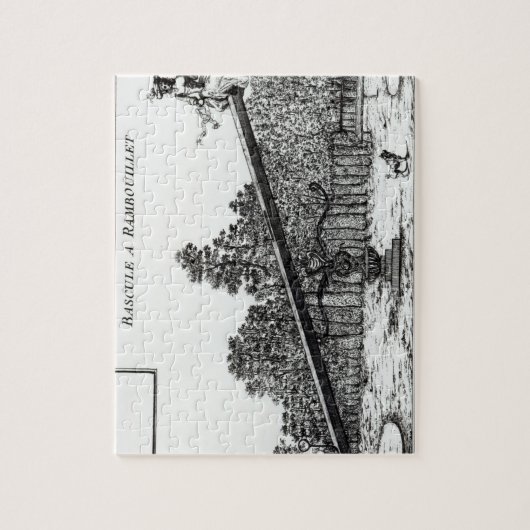 「詳細des Nからのランブイエの庭のシーソー、 ジグソーパズル (縦)