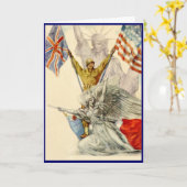 誇らしいよ、兵隊さん ヴィンテージ カード (黄色い花)