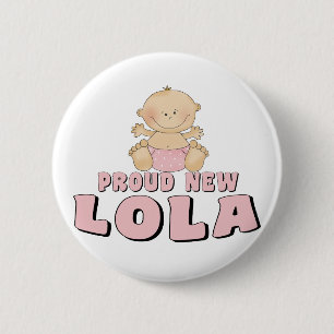 誇らしい新しいLola Tシャツ 缶バッジ