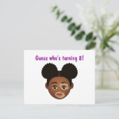 #誇らしい私の自然な姿 自分を選ぶ誕生日 ポストカード (スタンド正面)