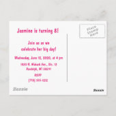 #誇らしい私の自然な姿 自分を選ぼう 誕生日 ポストカード (裏面)