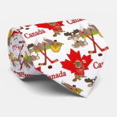 誇らしげにカナダのビーバー ネクタイ (ロール)