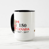 誇らしげにカナダビーバー150周年 マグカップ (正面左)