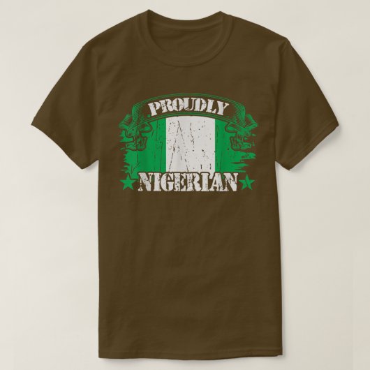 誇らしげにナイジェリア Tシャツ (デザイン正面)