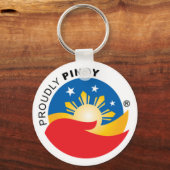 誇らしげにフィリピン人公式キーチェーン キーホルダー (正面)
