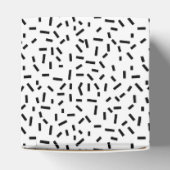 誇らしげにブラシ仕上げ卒業パーティーのお願いボックス フェイバーボックス (上部)