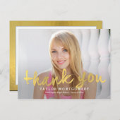 誇らしげにブラシ付き卒業ありがとうポストカード ポストカード (正面/裏面)