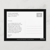 誇らしげにブラシ付き卒業ありがとうポストカード ポストカード (裏面)