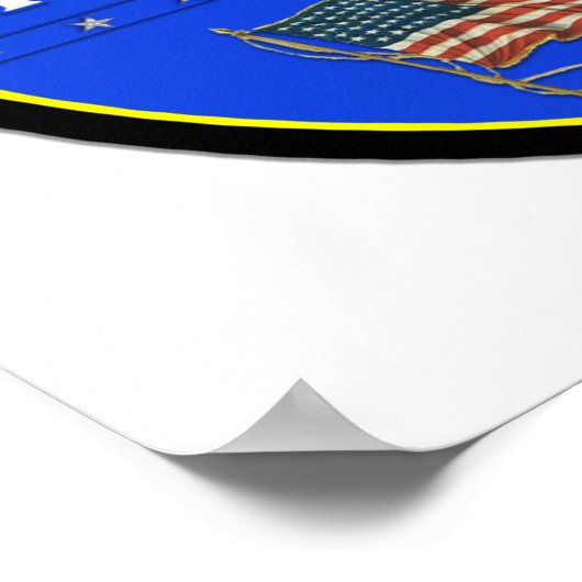 誇らしげに働く警察 ポスター (角)