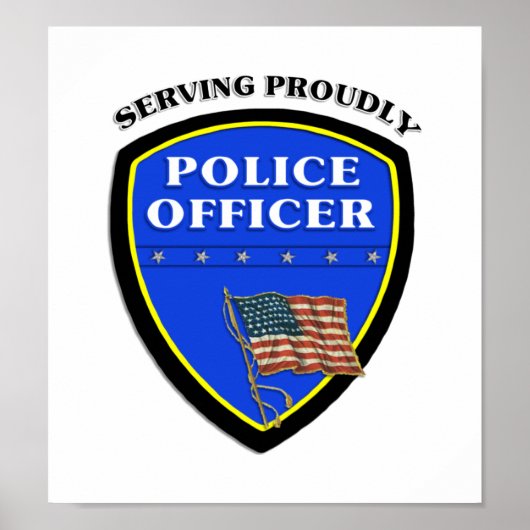 誇らしげに働く警察 ポスター (正面)