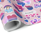 誇らしげに包まれた ラッピングペーパー (ロールコーナー)