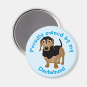 誇らしげに私のダシュントに所有 マグネット (正面/裏面)