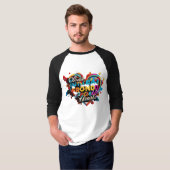 「誇らしげに統一された」 Tシャツ (正面フル)