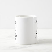 誇らしげに迷惑なスキーヤー コーヒーマグカップ (中央)