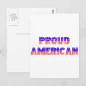 誇りあるアメリカ人 ポストカード (正面/裏面)