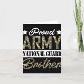 誇りあるア軍ナショナル・ガード兄弟軍人家族 カード (正面)