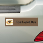 誇りあるサッカーママ バンパーステッカー (車上)