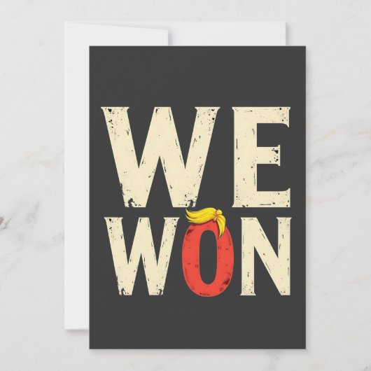 誇りあるマガ・トランプ勝利の大統領就任式2025年スピーチ 招待状 (正面)