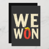 誇りあるマガ・トランプ勝利の大統領就任式2025年スピーチ 招待状 (正面/裏面)