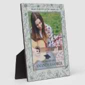 誇りある両親の卒業写真記念品 フォトプラーク (側面)