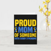 誇りある母 ダウン症の世界 カード (黄色い花)