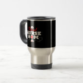 誇りある看護師の母 トラベルマグ (正面左)