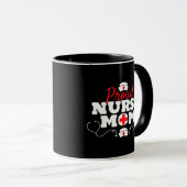 誇りある看護師の母 マグカップ (正面右)