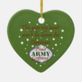 誇りある陸軍の彼女のオーナメント セラミックオーナメント (正面)