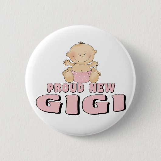 誇りたくなる新しいGigi Tシャツ 缶バッジ (正面)