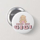 誇りたくなる新しいGigi Tシャツ 缶バッジ (正面&裏面)