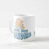 誇りたっぷりの新おばあちゃんTシャツ コーヒーマグカップ (正面左)