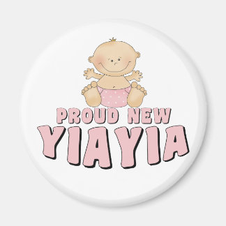 誇りたっぷりの新しい「YiaYia」Tシャツ マグネット