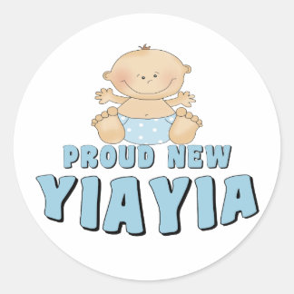 誇りたっぷりの新しい「YiaYia」Tシャツ ラウンドシール