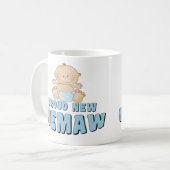 誇りたっぷりの新米Memaw Tシャツ コーヒーマグカップ (正面左)