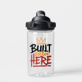 誇りと本物らしさの表現「Built From Here」 ウォーターボトル